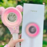 CANDYBONG: TWICE's official light stick glowing brightly at a concert.