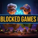 Unblocked Games 67 logo showcasing diverse game characters and genres